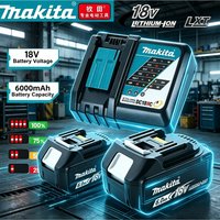 Premium Genuine 18V LXT BL1860B Rechargeable Battery, Direct Replacement for Makita BL1850B LXT400 Multiple Power Tools