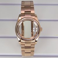 36mm/39mm Rose Gold NH35 Watch Case Parts Sapphire Glass For NH35 NH36 7S26 Miyota8215 DG 2813 29mm Dial Oyster/Jubilee Strap image 4