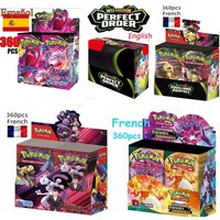 ****80-360Pcs Pokemon Card English French Spanish EQUILIBRE PARFAIT VIOLE 151 MEGA EVOLUTION Evolutions Booster Box Collectible
