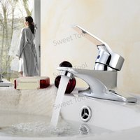 Bathroom Tap Hot and Cold Mixer Faucet Single Handle Double Hole Basin Accessories Toilet Faucet Washbasin Water Faucet