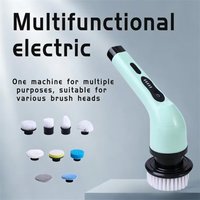 Electric Cleaning Brush Electric Spin Cleaning Scrubber Electric Cleaning Tools Parlour Kitchen Bathroom Cleaning Gadgets