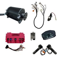 QS90 1000W 72V 55KPH Mid Drive Motor Kits Belt/Sprocket Type with Fardriver Controller for Electric Scooter