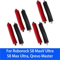 Hauptbürstenrollen für Roborock S8 MaxV Ultra, S8 Max Ultra, Qrevo Master, Slim & V20 Staubsauger