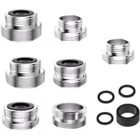 Faucet Aerator Adapter Converting Multiple Sizes 14/16/18/20/22/24/26/28 To 22 Basin Faucets Water Tap Adapter Faucet Joints