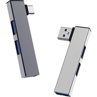 3 In 1 USB C HUB Adapter OTG USB 3.0 To Type C Splitter Hub Speed 5.0Gbps Multi Port Splitter For Laptop PC Computer Accessories