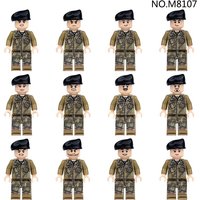 M8107 military dolls, children's building blocks, combat aircraft mini toys, birthday gifts, dolls, cartoon characters.