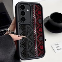 Vintage Totem Pattern Case For Samsung Galaxy A57 A37 A17 A56 A16 A36 A55 A54 S26 S23 S22 Ultra S25 S24 FE S25 Edge Phone Cover