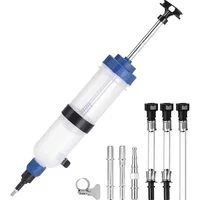 200/500/1500ML Car Oil Fluid Extractor Filling Syringe Bottle Transfer Fuel Extraction Liquid Oil Auto Manual Brake Oil Pump