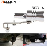 1/2pcs Car Turbo Whistle Vehicle Modification Device Exhaust Pipe Turbo Whistle Car Turbo Muffler Universal Sound Simulator