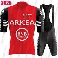 AliExpress NONE Arkea Samsic 2025 BB Hôtel Team Cycling Jersey Set Short Sleeve Men France Red Clothing Bike Shirts Suit Bicycle Bib Shorts