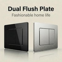 Toilet Flush Button Sigma Series Flush Panel Stainless Steel Bathroom Fixtures