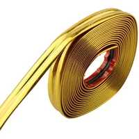 3D High-Gloss Trim PVC Seam Sticker DIY Decoration Easy Installation Edge Protection Versatile Tile Trim 3D High-gloss Finish