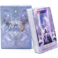 Pearl Wisdom Oracle Deck 10.4*7.3cm 44 Cards Delve Into The Ethereal Visuals Guiding You To Discover Deeper Significance