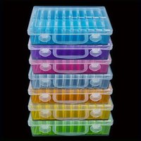 20Pcs Clear Storage Boxes Stackable Portable Craft Organizer For Beads Jewelry Fishing DIY Supplies