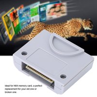 For N64 256Kb Memory Card Replacement, For N64 Game Console Controllers, Plug-and-Play, For N64 Memory Card Replacement