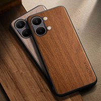 for Poco X8 X7 Pro Max Case capa funda new stylish wooden pattern pu leather cover for poco x8 pro case coque
