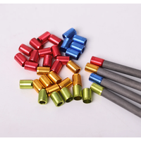 Archery Explosion-Proof Ring Aluminum Arrow Shaft Protector Collar Fit ID 4.2mm Shaft Shooting Arrow Accessories 30pcs/bag