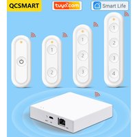 Tuya ZigBee 3.0 kabelloser Fernbedienungs-Szenenschalter funktioniert mit Smart Life App-Gerät Conbee 2-Stick iobrker Jeedom