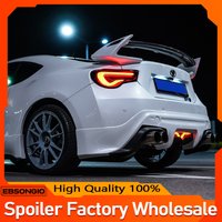 For 2012-2021 Scion FRS & Toyota GT86 & Subaru BRZ TM Style Carbon Fiber Rear Trunk Spoiler ROWEN (Tommy Kaira) Rear Wing
