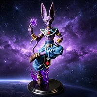 20cm/7.87in Dragon Ball Z Beerus Anime Figure Super God Of Destruction Beerus Action Figures Collection Mode Toys Gifts
