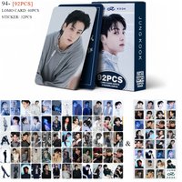 Kpop Jungkook 92PCS Cards Themed Commemorative HighDefinition LOMO Card Material WearResistant MustHave for Birthday Gift Fans