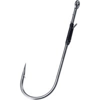 10pcs Flipping Hooks with Bait Holder for Bass Fishing Long Shank Weedless for Soft Worm Texas Rig Pitching Punch Shot Wacky Rig