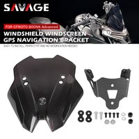 800NK Advanced Windscreen Windshield For CFMOTO 800 NK CF-Moto NK800 Wind Screen Deflector Shield Extension Bar Phone Bracket