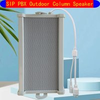 SIP 10W POE Outdoor Column Speaker IP PA Paging System Waterproof Sound System for Mosque