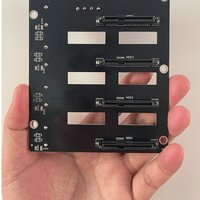 Backplane JONSBO N4 Hot-swappable Hard Disk Backplane - NAS Case Backplane, Supporting SATA & HDD Server Hard Disks