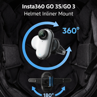 Insta360 GO 3S / GO 3 Helmet Inner Mount, First-Person POV Riding Camera Holder, Secure Anti-Slip Stable Bracket