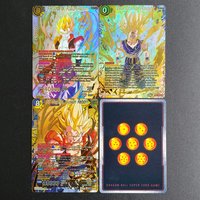 2026 DIY Texture Dragon Ball Super TCG SS Gogeta Fusion Reborn & Bursting Rage Limited Edition Card Premium Collectible Cards