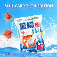 Dragon King Hate Blue Crucian Youth Edition Fishing Bait 6 Bugs Combo Carp Crucian Fish Feed 2025 New Outdoor Fishing Lure