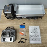 Huina 1537/1536-Pro Remote Control Mixer Truck 1:14 Scale 12ch Alloy Rotating Mixer Drum Full-Scale Engineering Vehicle 2.4ghz