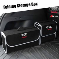 Car Trunk Foldable Storage Box Organizer Stowing Tidying Container Bag For Audi A4 B8 A3 8P A6 C7 8V B9 B7 B6 C6 A5 Q5 C5 Sline