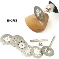12Pcs/set 22mm Hss Cutting Disc Circular Saw Blade Metal Cut Off Abrasive Tools For Stone Glass Tile Rotary cutting Tool blade