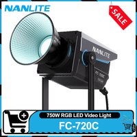 Nanlite FC-720C RGB 2400-12000K Full Color CRI95 TLCI94 COB Video Light Built-in 15 Lighting Effects for Filmmaking