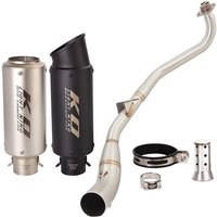 51MM Exhaust System For Honda MSX125 Grom 125 SF 2021 2022 2023 Motorcycle Muffler Tips Header Pipe Stainless Steel DB Killer