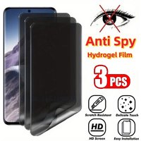 3PCS Full Cover Privacy Hydrogel Film For OPPO Reno 14 Pro Anti-spy Screen Protector OPPO 13 F 4G 5G Reno 13 FS