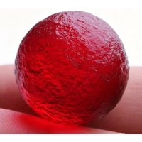 Natural Red Meteorite Asteroid Ball Realistic Texture Czech Meteorite Sphere Collector's Mineral Specimen Gift
