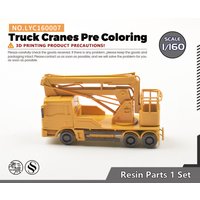 LYC160007 1/160 N Scene Model Truck Cranes Pre Coloring
