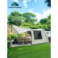 Lohascamping Car box docking tent Portable Waterproof SUV Tail Tent 3-4 people Dome tent Sunshade Tunnel style tent,Large tent,