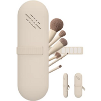 Reise Make-up Pinsel halter, Make-up Organizer Tasche Fall, Kosmetik beutel, Toiletten artikel Organizer, Silikon kleine Make-up Pinsel Geldbörse