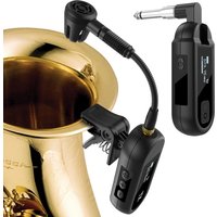 UHF Saxophone Wireless Microphone System Suitable For Outdoor or Stage Performances, For Various Instruments Such as Erhu,Bass