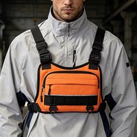 Fashion Chest Bag Street Vest Waist Bag for Men Women Running Tactical Chest Packs Sports Outdoor Cycling Fishing Travel Rig Bag