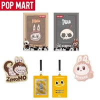 POP MART LABUBU TYCOCO THE MONSTERS Series Card Holder Blind Box Toys Mokoko Zimomo Anime Figure Mystery Box Toy Festival Gift