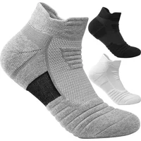 3 Pairs Breathable Mesh Athletic Terry Socks Reduces Foot for Running Hiking & Sports Cushioned Moisture-managing and Durable