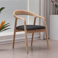 Wood Modern Dining Chairs Nordic Outdoor Luxury Home Dining Chairs Modern Arm Nordic Chaises Salle Manger Outdoor Furniture