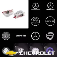 Mercedes Benz LED Car Door Light Logo HD Laser Decor Project Ghost Lamp For W176 W205 W166 W246 W212 A B C M ML GLA GLS E Class