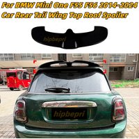 Car Rear Tail Wing Top Roof Spoiler For BMW Mini One F55 F56 2014-2024 Glossy Black Rear Roof Trunk Spoiler Fixed Wing