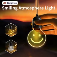 Car mounted light bulb pendant breathing light emitting interior ambient light rearview mirror decoration automatic sensing